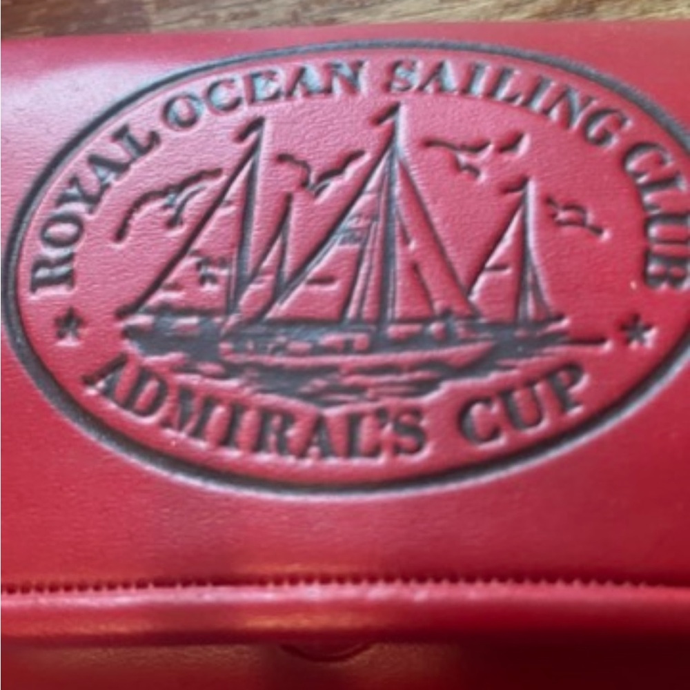 Red Sailing Club Leather Wallet